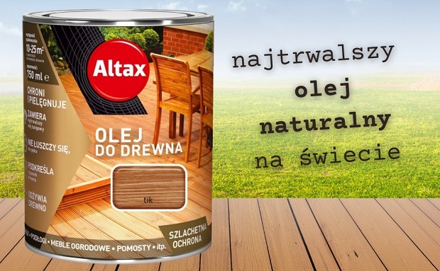 Altax olej do drewna - opinie na forum, instrukcja, cena, ile schnie (1)