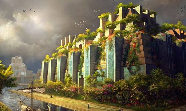 Wiszące ogrody Semiramidy w Babilonie - czym były i co się z nimi stało (1)