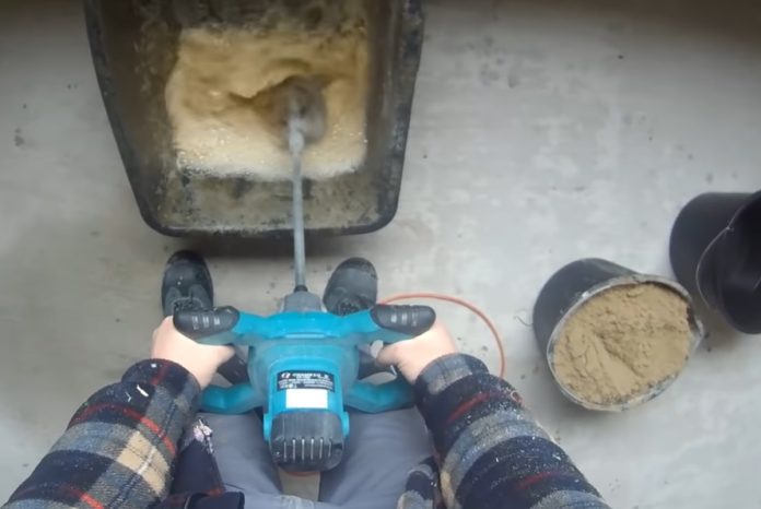 Zaprawa cementowa - proporcje objętościowe i składników do łopaty, wiadra i taczki (1)
